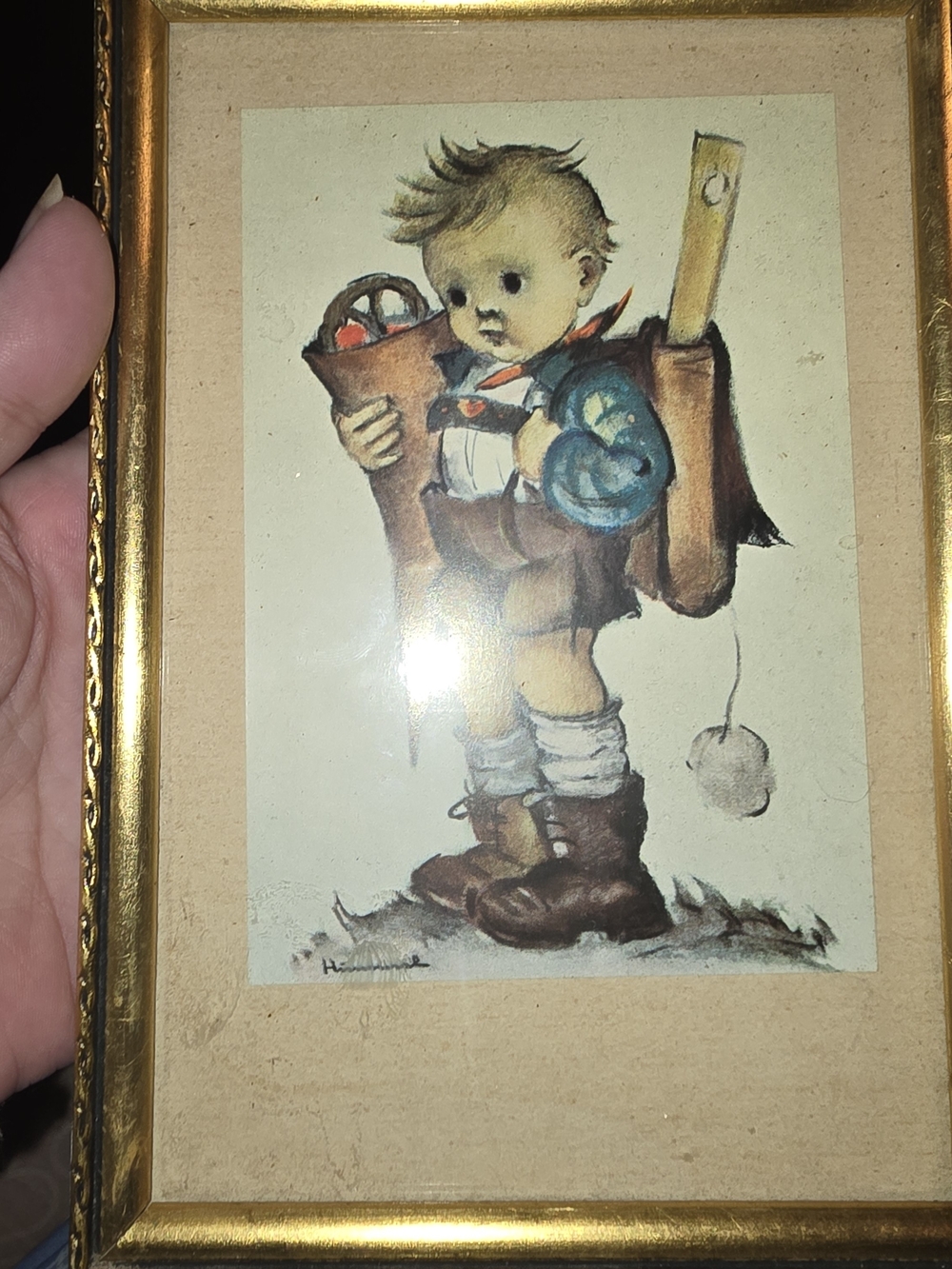 Hummel Vintage-Style Children Illustration Wall Art - 2 Pieces